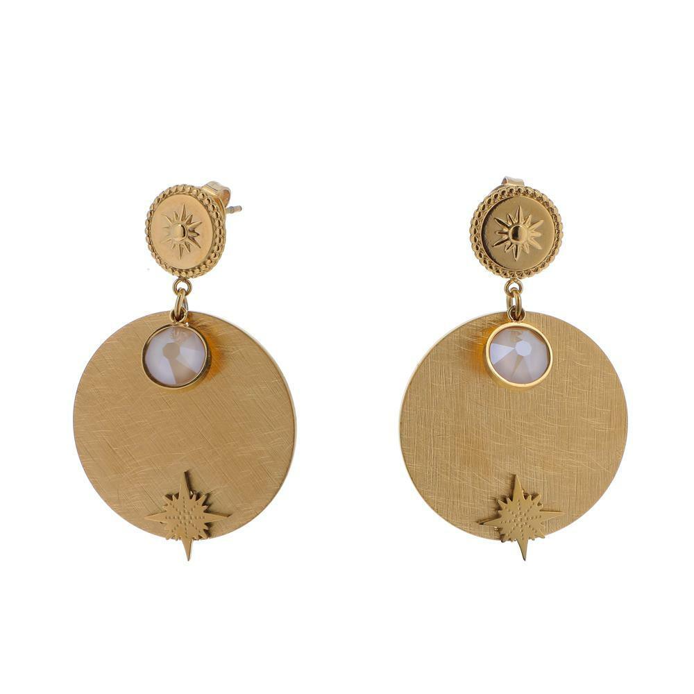 Earrings, BOHM PARIS|Boucles marsi avec Cristal Ivory