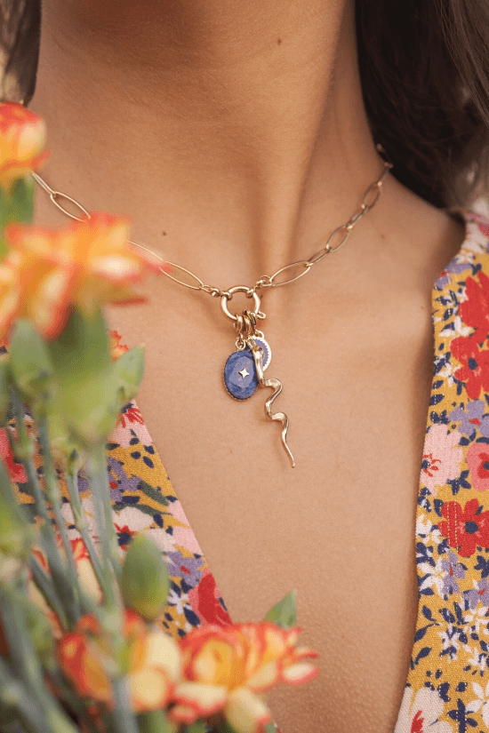 Mascot/pendant, BOHM PARIS|Lockie Charm Viggo Lapis Lazuli