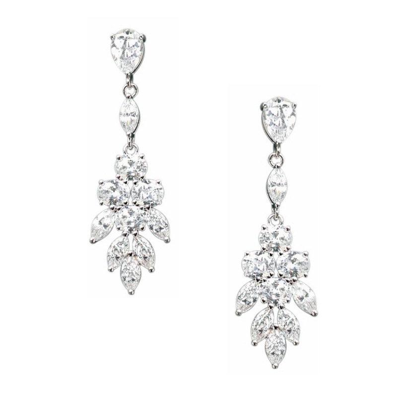 Kristallikorvakorut, ATHENA BRIDAL|Classic Sophia Earrings