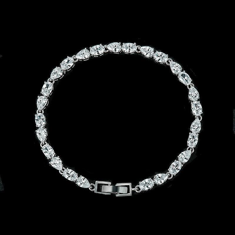 Bracelet, ATHENA BRIDAL | Classic Cubic Zirconia Bracelet