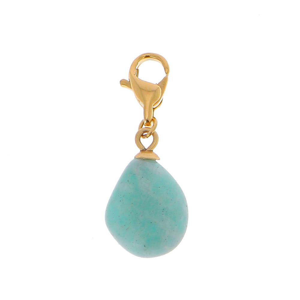 Mascot/pendant, BOHM PARIS|Lockie Charm Naturelle amazonite