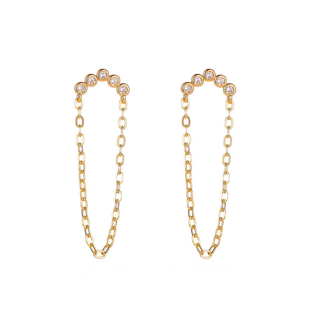 Korvakorut, FRENCH RIVIERA|Chic Modern Earrings in Gold