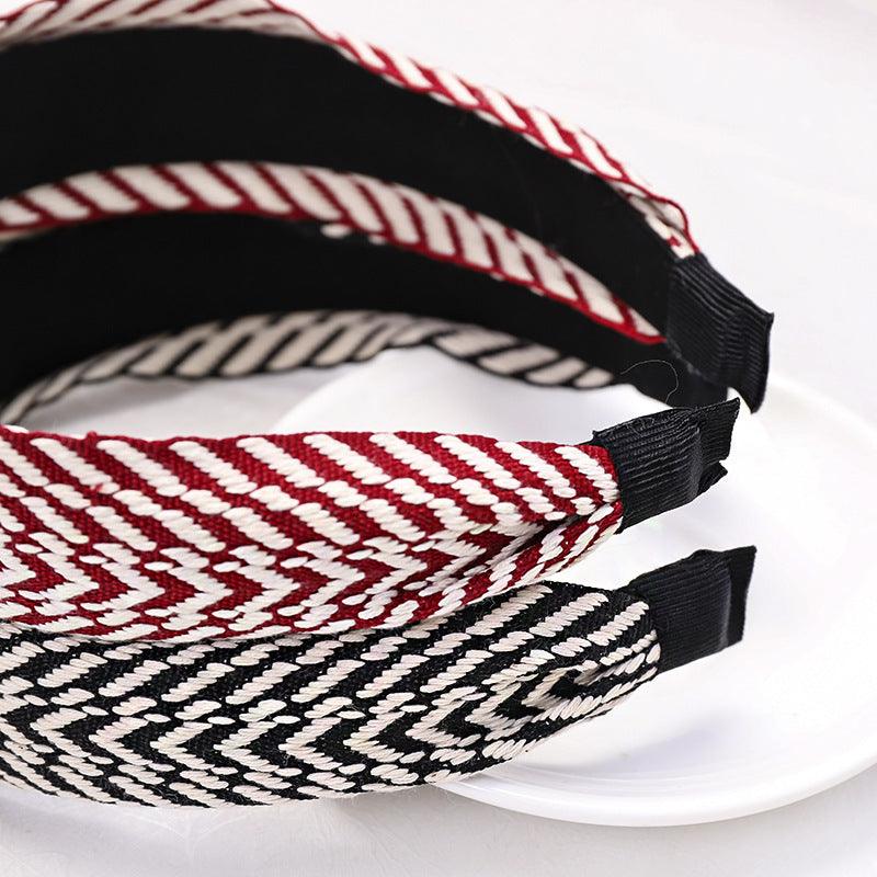 Hiuspanta|SUGAR SUGAR, Stripy Hairband in Red