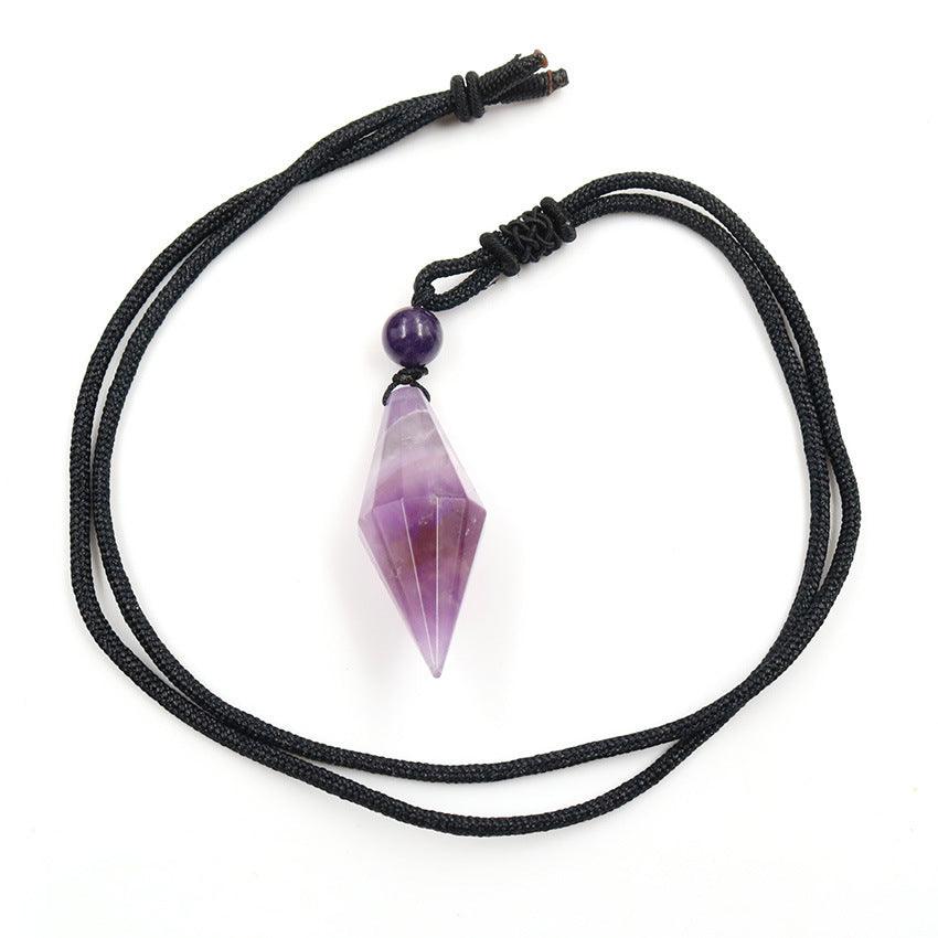 Necklace, NATURE COLLECTION|Diamond Necklace with Amethyst