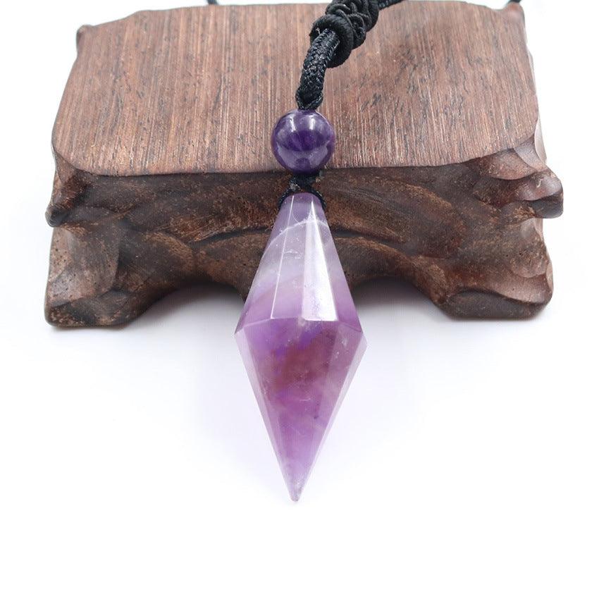 Necklace, NATURE COLLECTION|Diamond Necklace with Amethyst