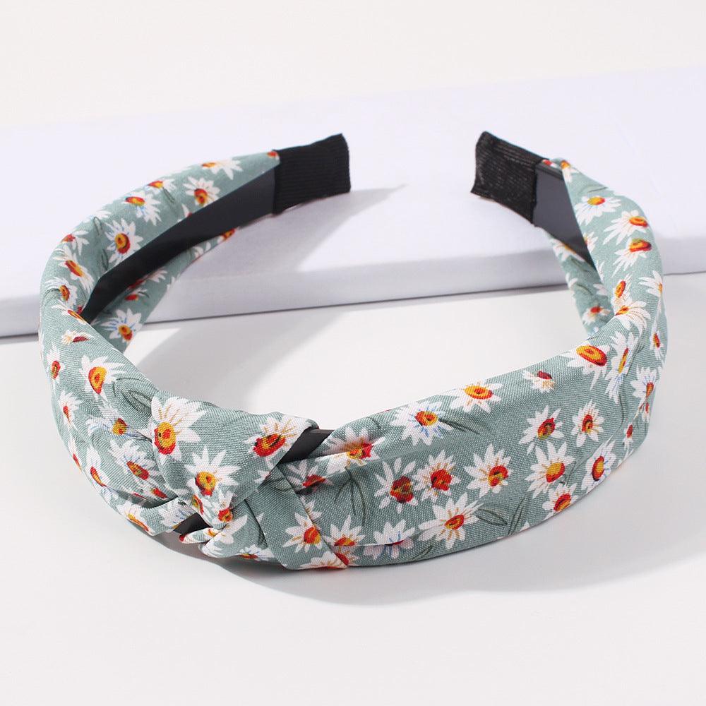 Hiuspanta|SUGAR SUGAR, Pretty Flower Hairband in Soft Green