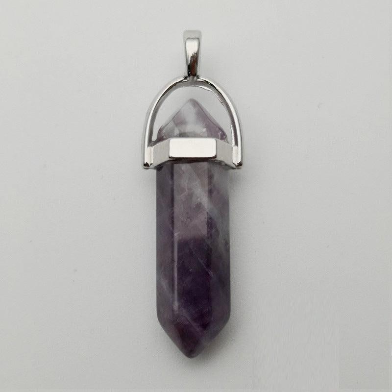 NATURE COLLECTION|Amethyst Crystal Necklace - amethyst natural stone jewelry