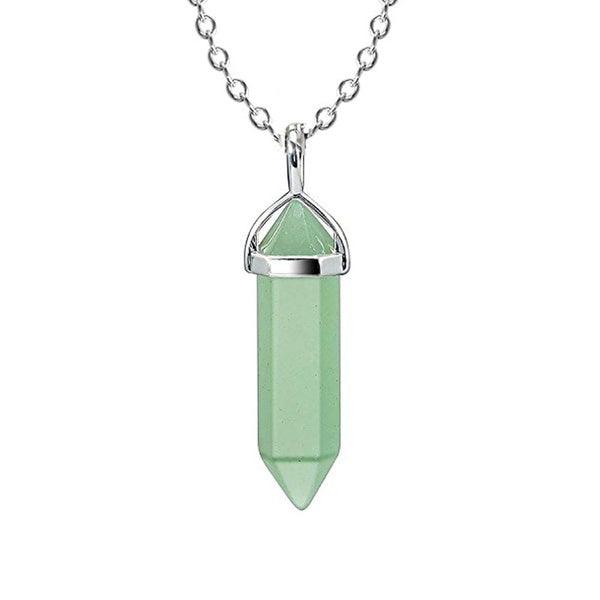 NATURE COLLECTION|Aventurine -aventuriini luonnonkivikaulakoru