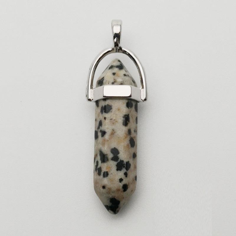 Natural stone pendant, NATURE COLLECTION|Dalmatian Jasper