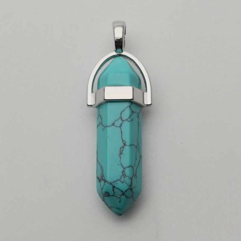 Pendant, NATURE COLLECTION|Synthetic Turqoise