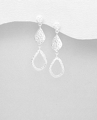 Silver earrings, PREMIUM COLLECTION|Minimalistic Asymmetrical Earrings