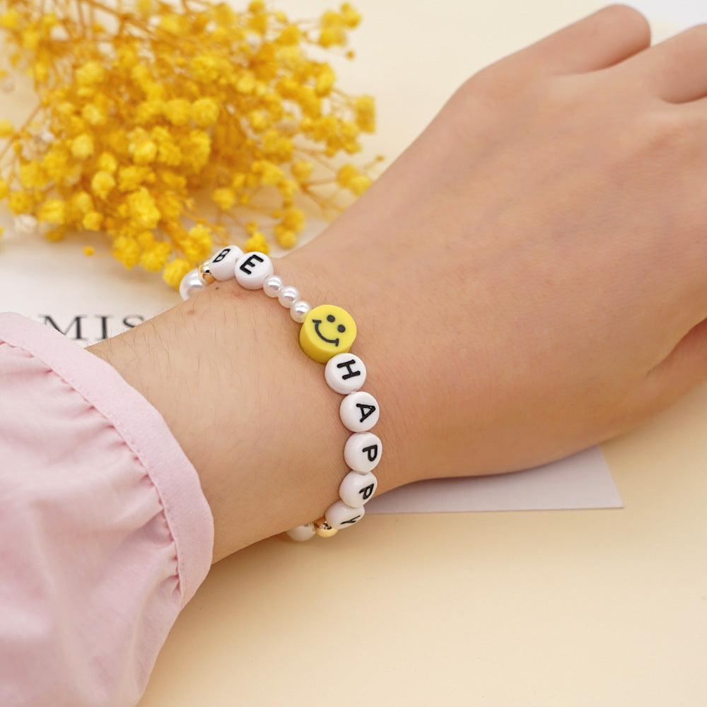 Rannekoru, FRENCH RIVIERA|Trendy Smiley Be Happy Bracelet