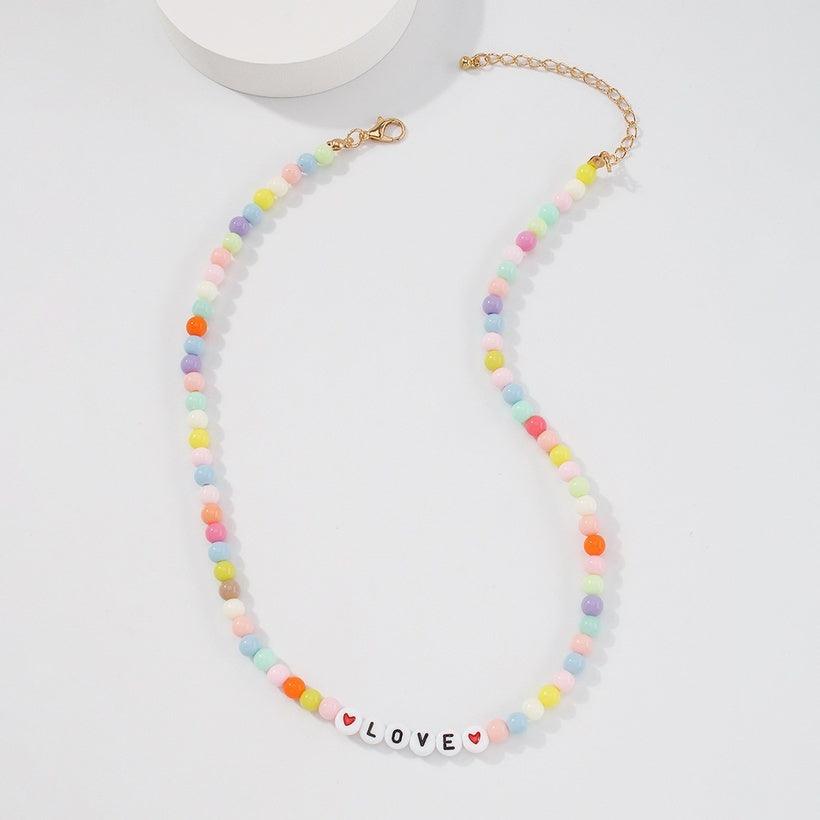 Kaulakoru, FRENCH RIVIERA|Trendy Colourful Love Necklace