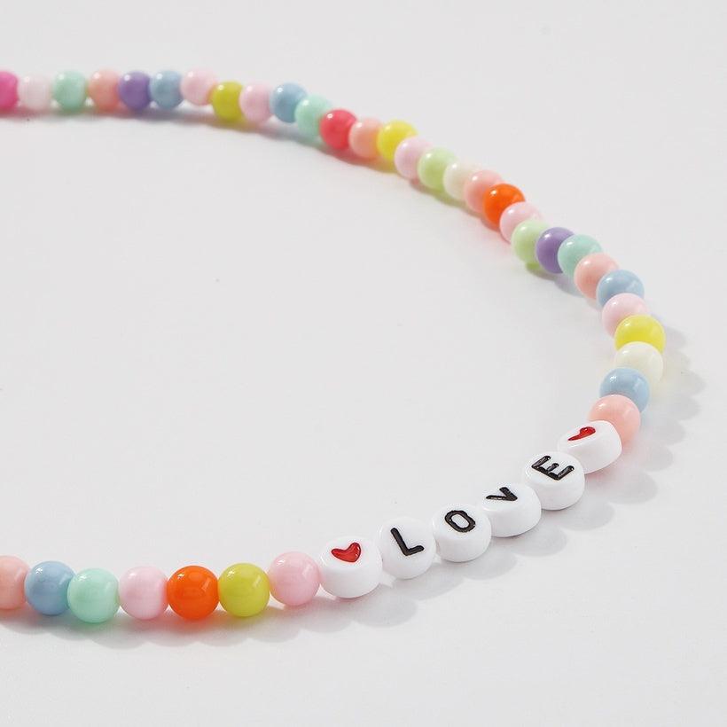 Kaulakoru, FRENCH RIVIERA|Trendy Colourful Love Necklace