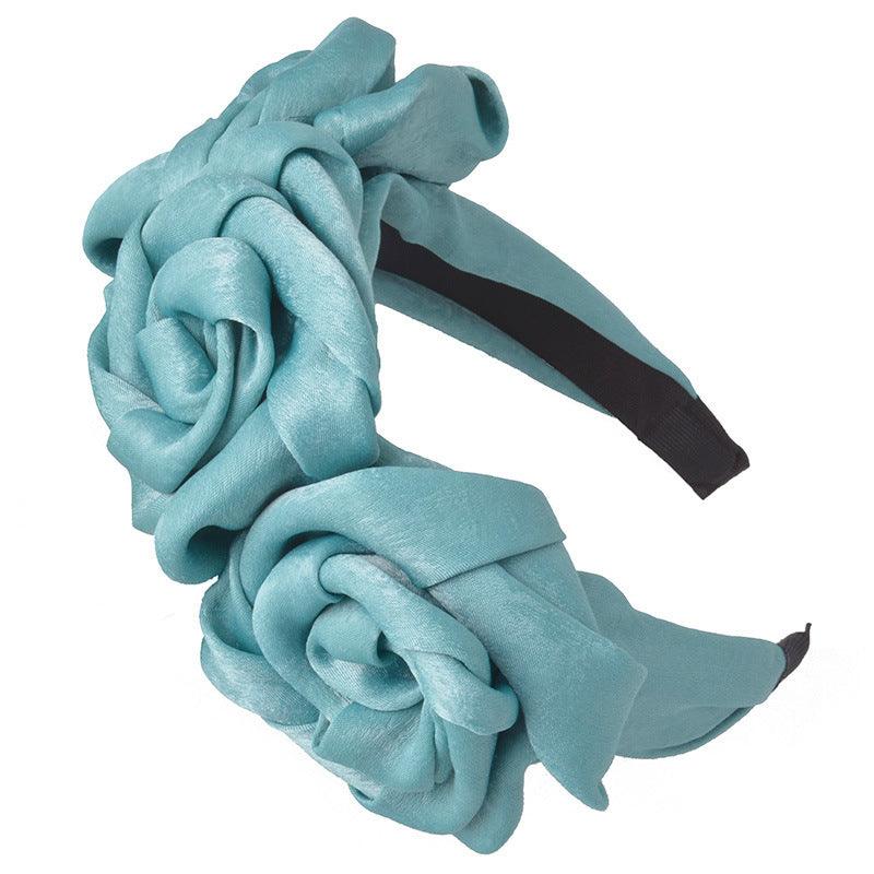 Hairband|SUGAR SUGAR, Roses Hairband in Soft Blue