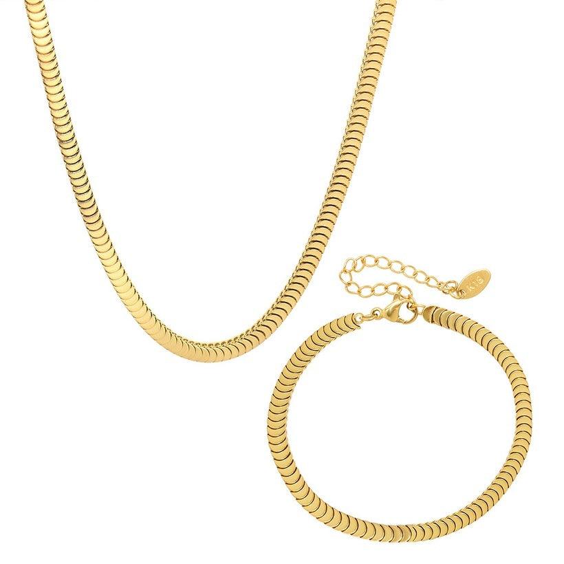 Surgical steel necklace, FRENCH RIVIERA|Lux Chain in Gold