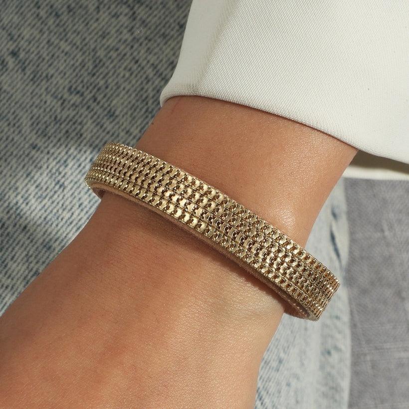 Bracelet, FRENCH RIVIERA|Minimalistic Bracelet in Gold