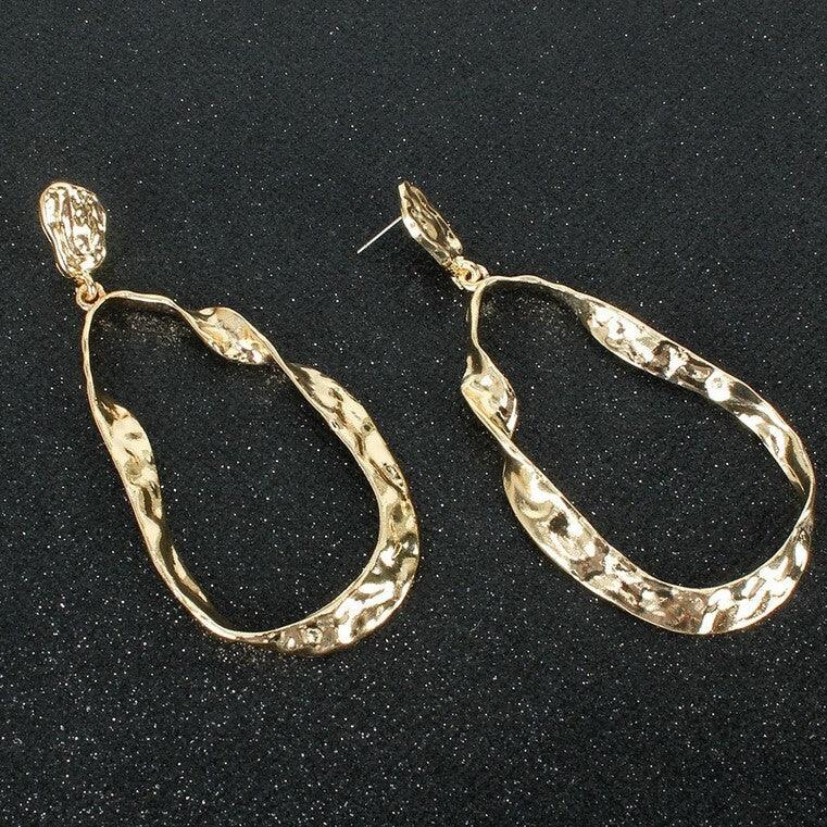 Earrings, FRENCH RIVIERA|Large Paola Earrings in Gold