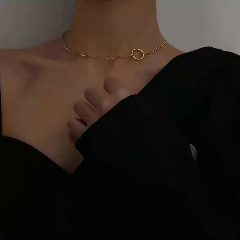 Kirurginteräskaulakoru, FRENCH RIVIERA|Aurore Necklace in Gold