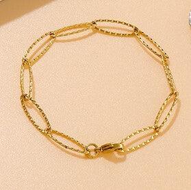 Surgical steel bracelet, FRENCH RIVIERA|Cherié Chain in Gold