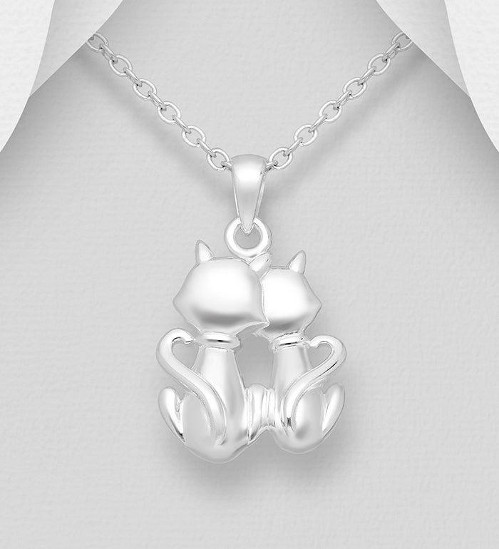 Silver pendant, PREMIUM COLLECTION|Love Cats