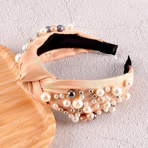 SUGAR SUGAR®, Leeah Hairband - light pink hairband with pearls