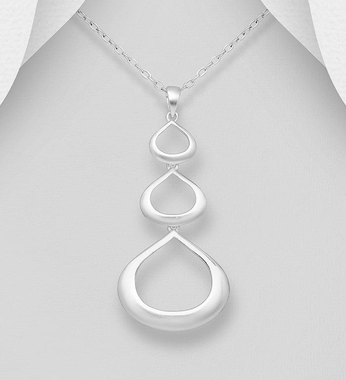 Hopeariipus, PREMIUM COLLECTION|Large Modern Teardrop Pendant