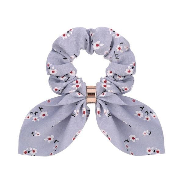 Donitsi/Scrunchie|SUGAR SUGAR, Flower Bowtie in Soft Blue