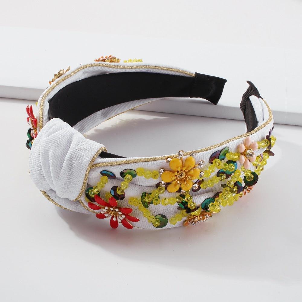 Hiuspanta|SUGAR SUGAR, Amazing Springtime Hairband in White