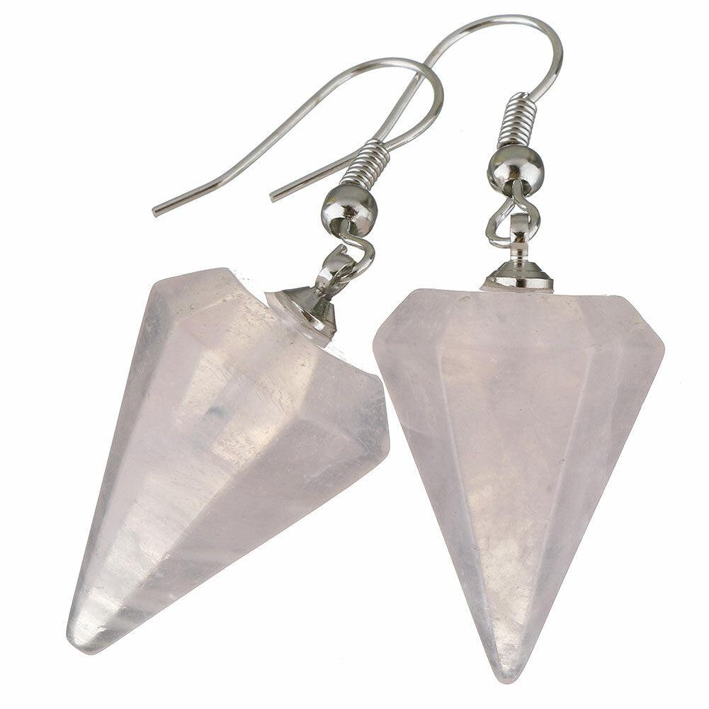 Earrings, NATURE COLLECTION|Pendulum Rock Crystal Earrings