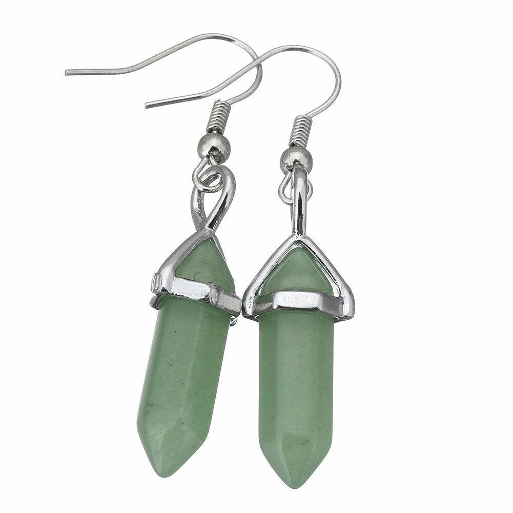 Korvakorut, NATURE COLLECTION|Green Aventurine Earrings