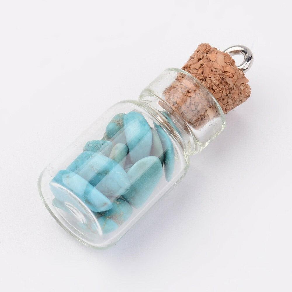 Luonnonkiviriipus, NATURE COLLECTION|Small Glass Bottle Pendant