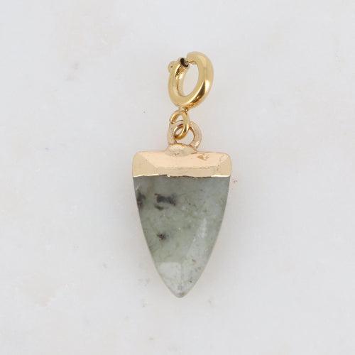 Mascot/pendant, BOHM PARIS|Lockie Charm Dent -pierre labradorite