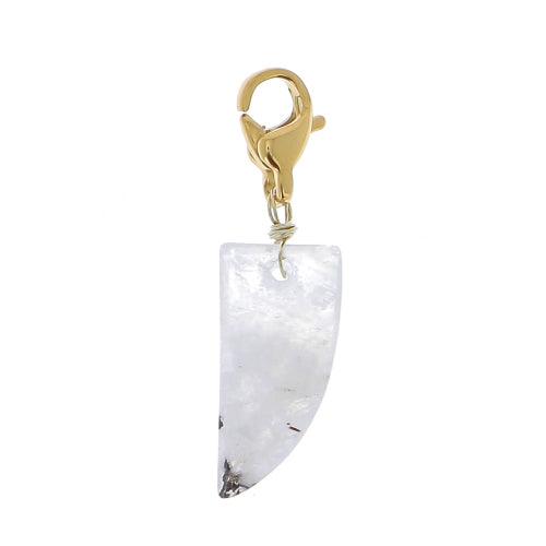 Mascot/pendant, BOHM PARIS|Lockie Charm Elvire -quartz blanc