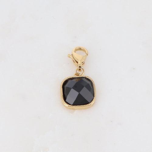 Mascot/pendant, BOHM PARIS|Lockie Charm Chloé -onyx