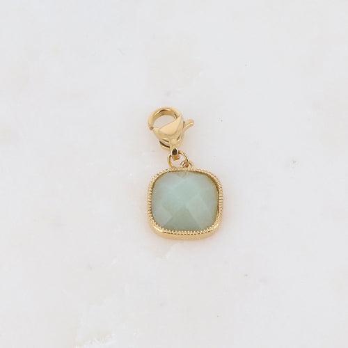 Maskotti/riipus, BOHM PARIS|Lockie Charm Chloé -amazonite