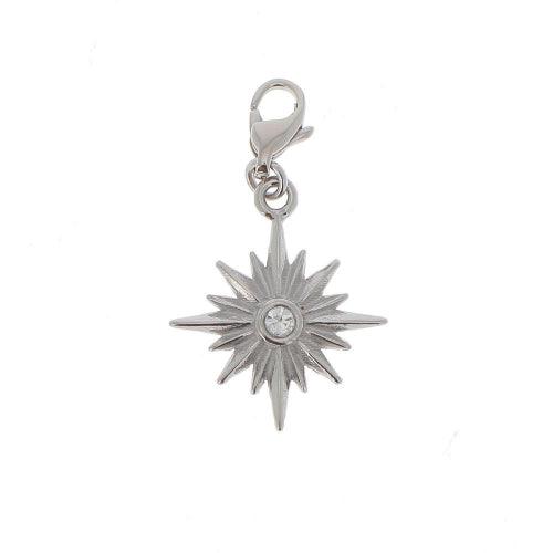 Mascot/pendant, BOHM PARIS|Charm Rosalia -rhodium