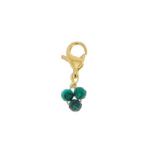 Mascot/pendant, BOHM PARIS|Lockie Charm Ronan -malachite