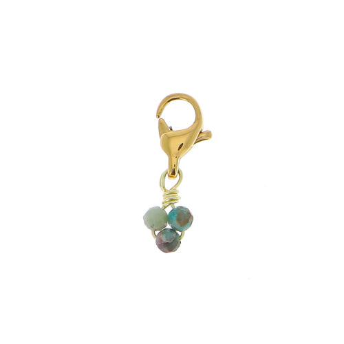 Mascot/pendant, BOHM PARIS|Lockie Charm Ronan -african turquoise