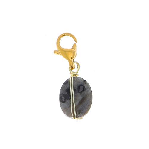 Mascot/pendant, BOHM PARIS|Lockie Charm Ruben -labradorite