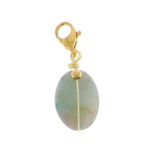 Mascot/pendant, BOHM PARIS|Lockie Charm Ruben -amazonite