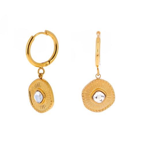 Earrings, BOHM PARIS|Boucles Melissane -clair