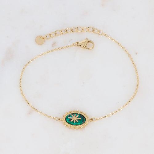 Bracelet, BOHM PARIS|Bracelet Malina -malachite