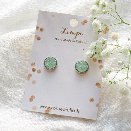 LEMPI earrings, Veera (mint green, XXS)