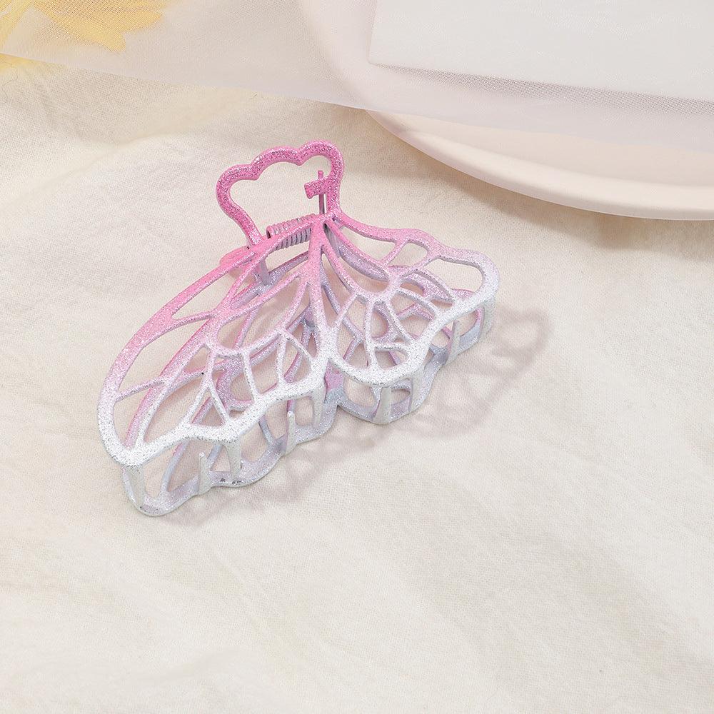 Hair clip, shark tooth|SUGAR SUGAR, Butterfly in Pink butterfly pin