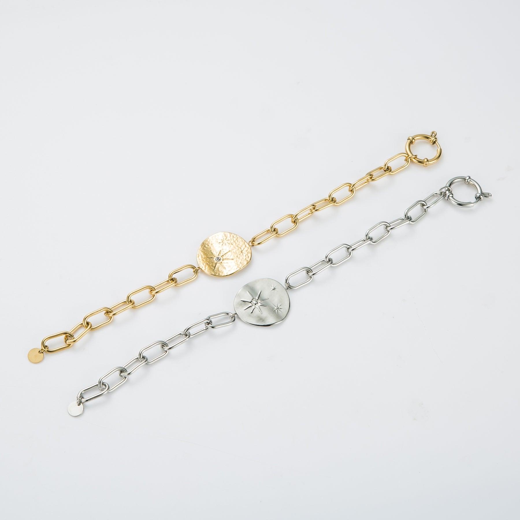 Surgical steel bracelet, FRENCH RIVIERA|Sun Steel Chain