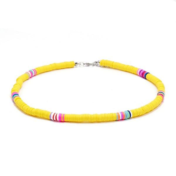 Kaulakoru, FRENCH RIVIERA|Yellow Surf Necklace -keltainen kaulakoru