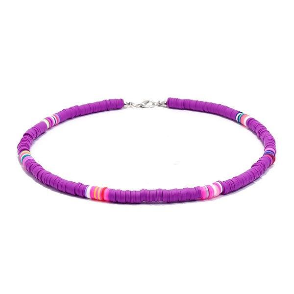 Necklace, FRENCH RIVIERA|Purple Surf Necklace