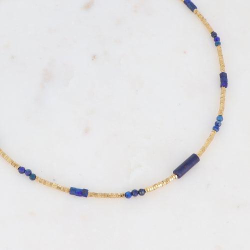 Necklace, BOHM PARIS|Collier Elody -lapis lazuli