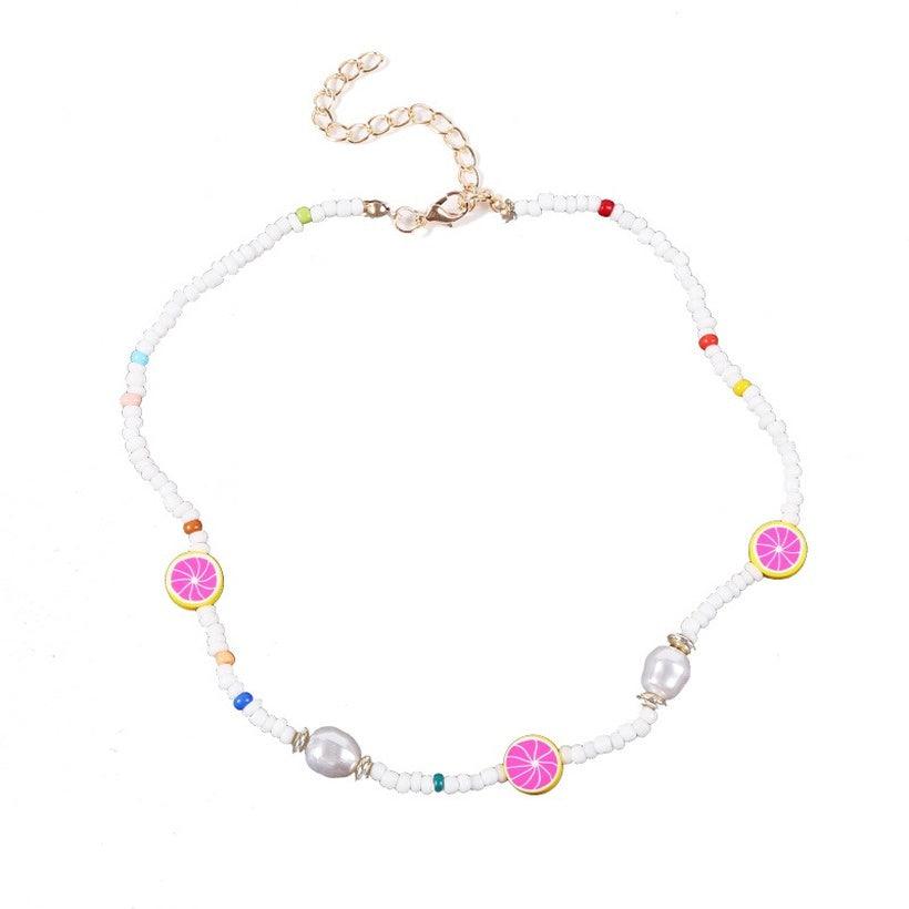 Necklace, FRENCH RIVIERA|Santorini - colorful summer necklace